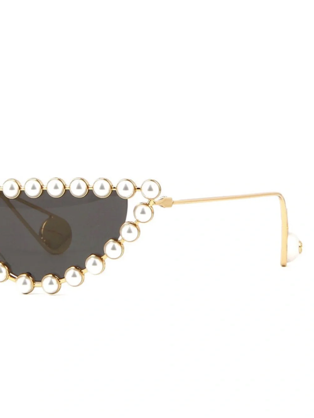 NWT • Gucci Pearl-Trim Cat Eye Sunglasses